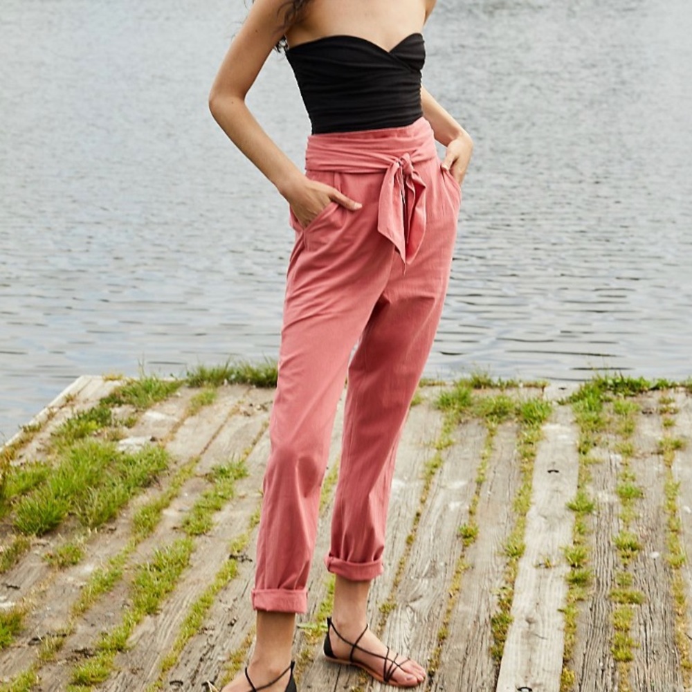 Free people Al Fresco Convertible Jumpsuit/high waisted pant